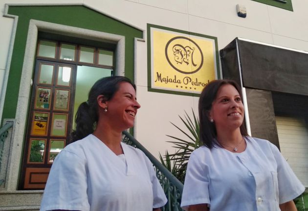 Las hermanas Torralbo Cepas en la sede de su empresa, Majada Pedroche, en Villanueva de Córdoba Las hermanas Torralbo Cepas en la sede de su empresa, Majada Pedroche, en Villanueva de Córdoba