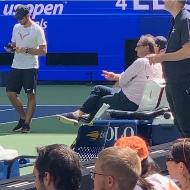 Benito Pérez-Barbadillo, en un momento del US Open Benito Pérez-Barbadillo, en un momento del US Open