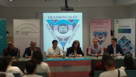 Varias autoridades en el inicio del campamento para personas trans de Cazorla. Varias autoridades en el inicio del campamento para personas trans de Cazorla.