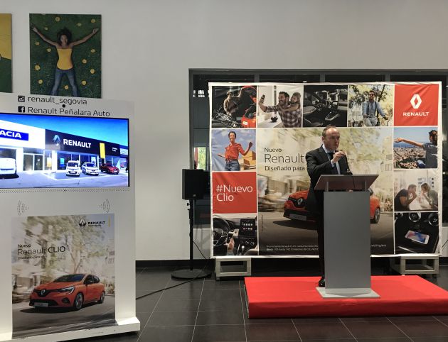 Monento de la presentación del nuevo Clio Monento de la presentación del nuevo Clio