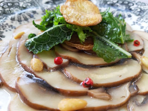 Carpaccio de ceps Carpaccio de ceps