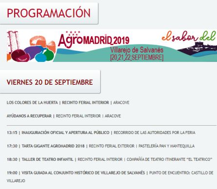 Más de 60 expositores de agroalimentación se dan cita este fin de semana en Villarejo de Salvanés Más de 60 expositores de agroalimentación se dan cita este fin de semana en Villarejo de Salvanés