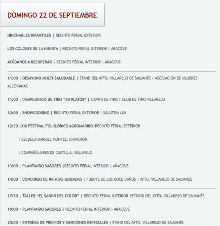 Más de 60 expositores de agroalimentación se dan cita este fin de semana en Villarejo de Salvanés Más de 60 expositores de agroalimentación se dan cita este fin de semana en Villarejo de Salvanés