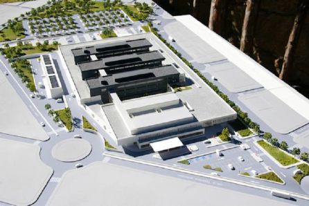 Imagen renderizada de la maqueta del nuevo Hospital de Puertollano Imagen renderizada de la maqueta del nuevo Hospital de Puertollano