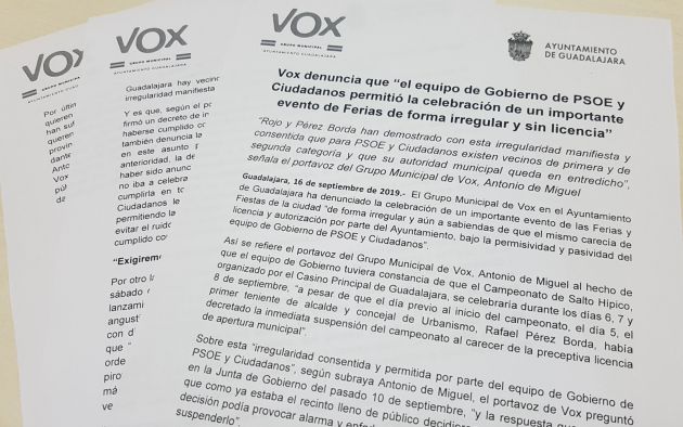 El ayuntamiento de Guadalajara propone una sanción de 30.000 euros a los organizadores del concurso hípico celebrado en las fiestas: Multa de 30.000 euros a los organizadores de la Hípica en Guadalajara El ayuntamiento de Guadalajara propone una sanción de 30.000 euros a los organizadores del concurso hípico celebrado en las fiestas: Multa de 30.000 euros a los organizadores de la Hípica en Guadalajara