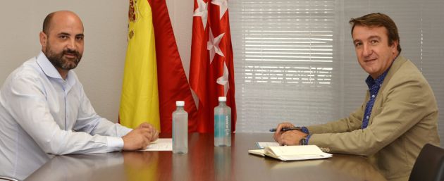 Reunión de Jorge García, alcalde de Colmenar Viejo y Jesús Moreno, alcalde de Tres Cantos Reunión de Jorge García, alcalde de Colmenar Viejo y Jesús Moreno, alcalde de Tres Cantos