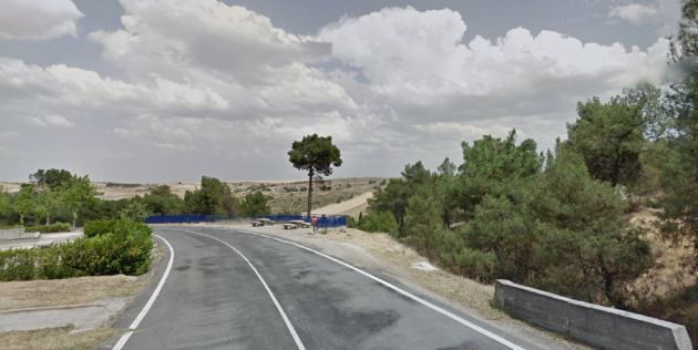 Así estaba la cuneta antes del derrumbe provocado por las últimas lluvias Así estaba la cuneta antes del derrumbe provocado por las últimas lluvias