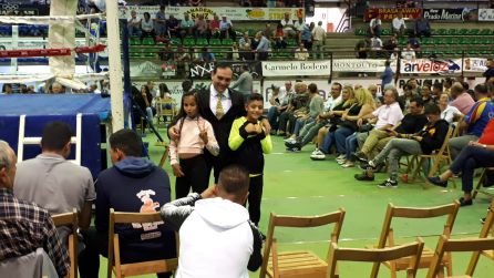 El campeón arandino, Manolo Calvo, recibió el cariño de la afición ribereña. El campeón arandino, Manolo Calvo, recibió el cariño de la afición ribereña.