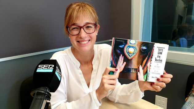 Laia Díaz als estudis de SER Tarragona Laia Díaz als estudis de SER Tarragona