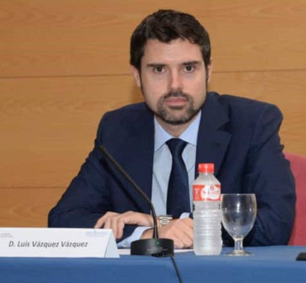 Luis Vázquez en un acto Luis Vázquez en un acto