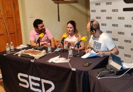 De esquerra a dreta: Santi Hernández, Patricia Andreu i Quique Lencina De esquerra a dreta: Santi Hernández, Patricia Andreu i Quique Lencina