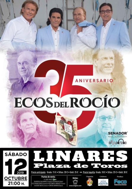 Cartel anunciador del espectáculo previsto para Linares Cartel anunciador del espectáculo previsto para Linares