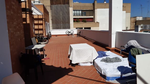 Terraza del piso Erasmus. Terraza del piso Erasmus.