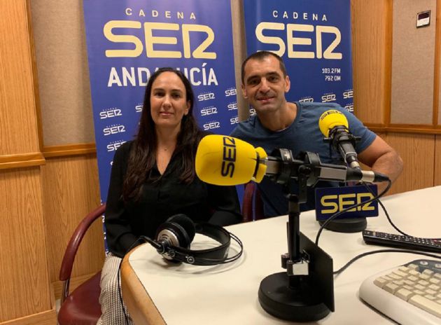 Doctora Ángela Pancorbo de la Clínica Dental Sanitas Aljarafe y Julio Fernández del restaurante Abantal Doctora Ángela Pancorbo de la Clínica Dental Sanitas Aljarafe y Julio Fernández del restaurante Abantal