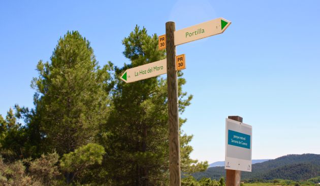 La ruta está bien indicada a lo largo del recorrido. La ruta está bien indicada a lo largo del recorrido.