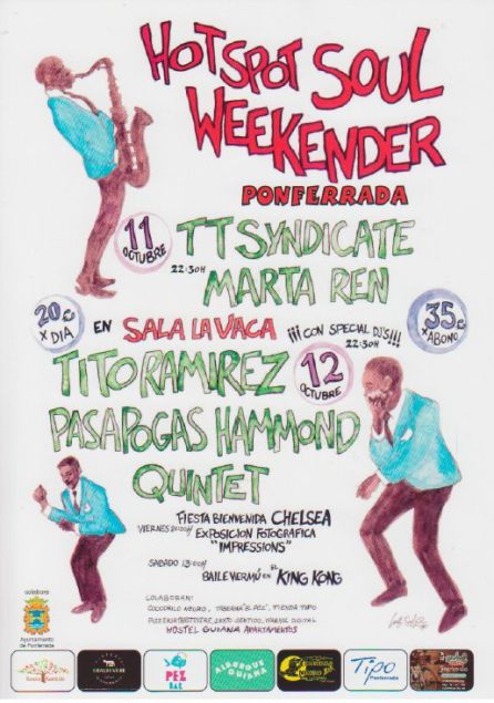 Ponferrada recupera los sonidos más negros con el HotSpot Soul Weekender Ponferrada recupera los sonidos más negros con el HotSpot Soul Weekender