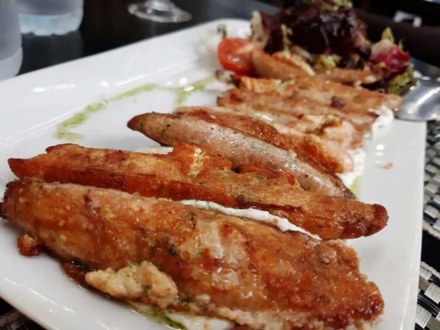 Huevas de caballa a la plancha Huevas de caballa a la plancha