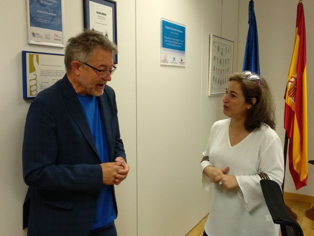 José María Romo recibe a la redacción de Radio Aranda - SER en el HUBU José María Romo recibe a la redacción de Radio Aranda - SER en el HUBU