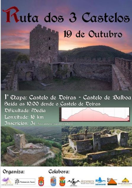 "Rompen" la frontera entre Galicia y el Bierzo con la "Ruta dos tres castelos" "Rompen" la frontera entre Galicia y el Bierzo con la "Ruta dos tres castelos"