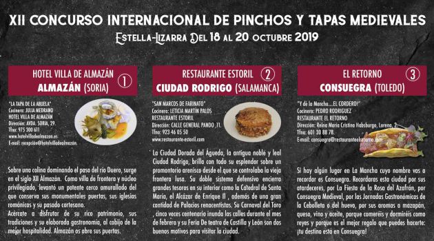Consuegra y Sigüenza, a por la mejor tapa medieval Consuegra y Sigüenza, a por la mejor tapa medieval