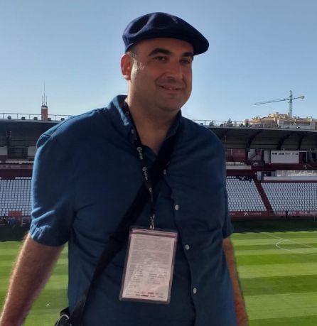 Emilio Ortiz posa en el Carlos Belmonte Emilio Ortiz posa en el Carlos Belmonte