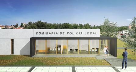 Este será el aspecto de la entrada del nuevo edificio Este será el aspecto de la entrada del nuevo edificio