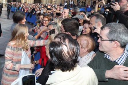 La Princesa Leonor saluda a los asturianos La Princesa Leonor saluda a los asturianos