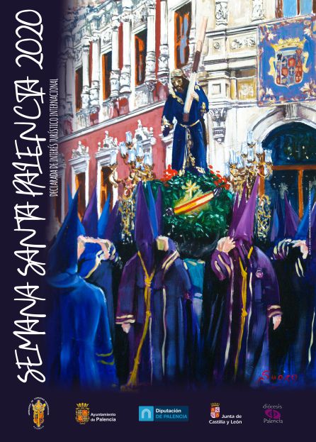 Una obra de Pedro Suazo, cartel de la Semana Santa de Palencia 2020 Una obra de Pedro Suazo, cartel de la Semana Santa de Palencia 2020