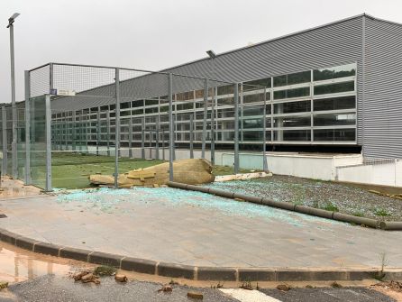 Imagen del polideportivo de Can Coix Imagen del polideportivo de Can Coix