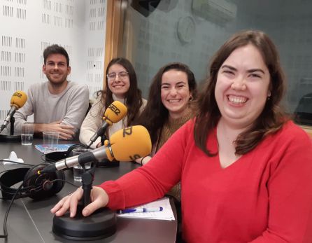 De izquierda a derecha, Diego, Mercedes, Raquel y María José, durante la entrevista en 'Hoy por Hoy Madrid Sur' De izquierda a derecha, Diego, Mercedes, Raquel y María José, durante la entrevista en 'Hoy por Hoy Madrid Sur'