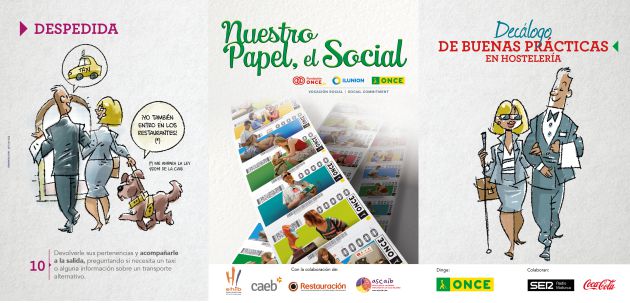 La ONCE, Radio Mallorca y Coca Cola presentan un 'Decálogo de Buenas Prácticas en Hostelería' La ONCE, Radio Mallorca y Coca Cola presentan un 'Decálogo de Buenas Prácticas en Hostelería'