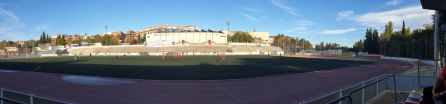 Panorámica del estadio de San Miguel justo antes de iniciarse el encuentro entre el UD Úbeda CF Panorámica del estadio de San Miguel justo antes de iniciarse el encuentro entre el UD Úbeda CF