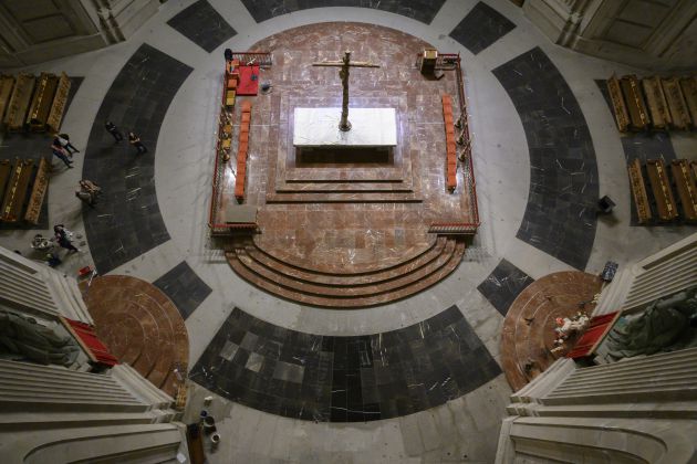 Así ha quedado el Valle de los Caídos tras la exhumación de Franco Así ha quedado el Valle de los Caídos tras la exhumación de Franco