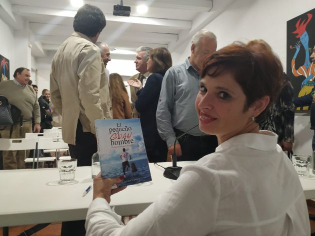 María Carmen Campoy en la presentación del libro que cuenta la historia de su hijo Jose. María Carmen Campoy en la presentación del libro que cuenta la historia de su hijo Jose.