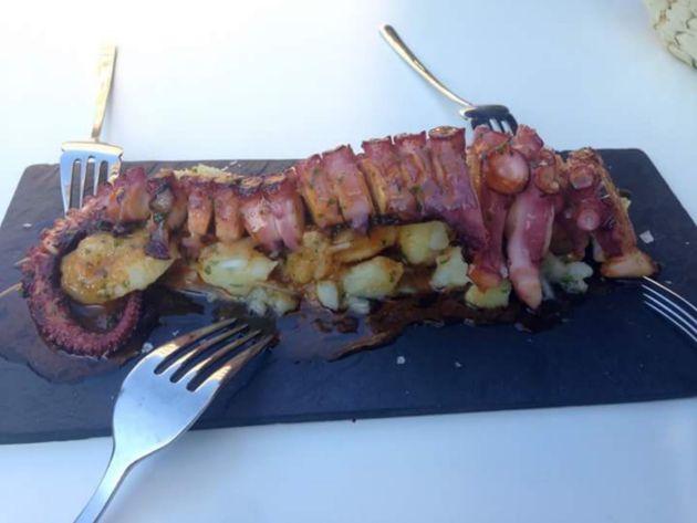 El pulpo a la gaditana de El pescaíto de la Bahía de Cádiz, en San Sebastián El pulpo a la gaditana de El pescaíto de la Bahía de Cádiz, en San Sebastián