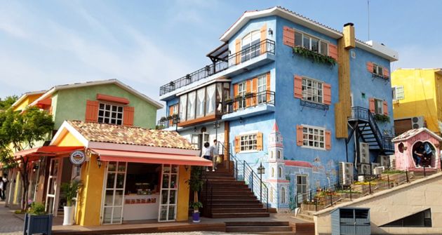 Villa Provence, en Paju (Cora del Sur). Villa Provence, en Paju (Cora del Sur).