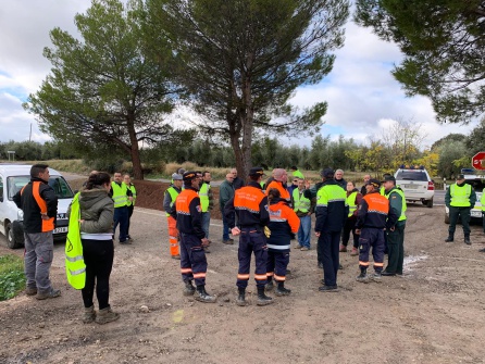 Componentes de las fuerzas de seguridad y voluntarios se coordinan para realizar la búsqeda de forma efectiva Componentes de las fuerzas de seguridad y voluntarios se coordinan para realizar la búsqeda de forma efectiva