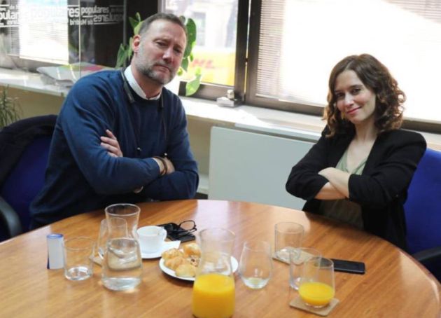Pedro García Aguado e Isabel Díaz Ayuso Pedro García Aguado e Isabel Díaz Ayuso