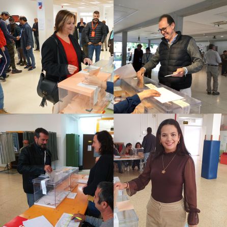 Los candidatos al Senado de los principales partidos votando en sus colegios electorales (PSOE, PP, Unidas Podemos, Ciudadanos) Los candidatos al Senado de los principales partidos votando en sus colegios electorales (PSOE, PP, Unidas Podemos, Ciudadanos)