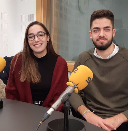 Cristina Miquel y Alejandro Sánchez son alumnos de la UC3M Cristina Miquel y Alejandro Sánchez son alumnos de la UC3M