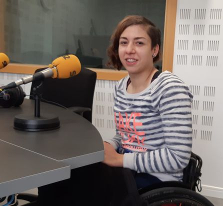 Lucía Soria, en los estudios de 'Hoy por Hoy Madrid Sur' Lucía Soria, en los estudios de 'Hoy por Hoy Madrid Sur'
