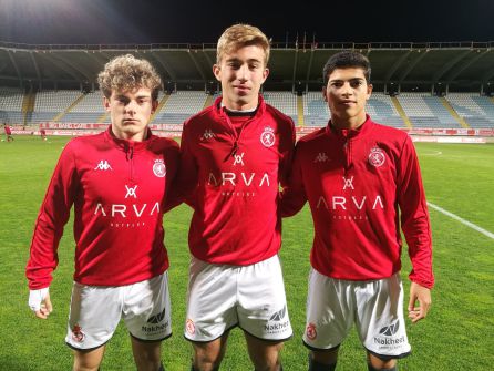 Los juveniles culturalistas Marcos, Rodri y Junior participaron en este amistoso Los juveniles culturalistas Marcos, Rodri y Junior participaron en este amistoso