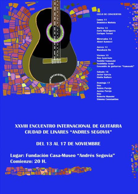 Una veintena de guitarristas se disputarán los premios del Encuentro Internacional Andrés Segovia Una veintena de guitarristas se disputarán los premios del Encuentro Internacional Andrés Segovia