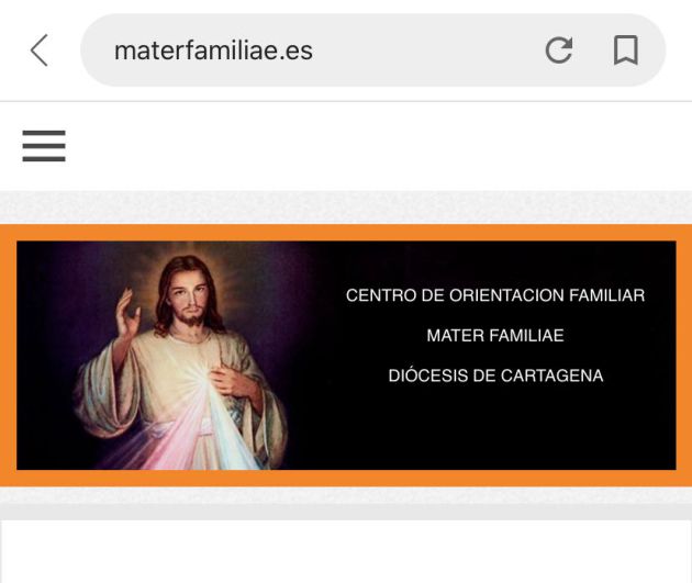 La Asociación Mater Familiae cuenta con página web propia donde sugieren rellenar un cuestonario para poder recibir más información sobre la misma. La Asociación Mater Familiae cuenta con página web propia donde sugieren rellenar un cuestonario para poder recibir más información sobre la misma.
