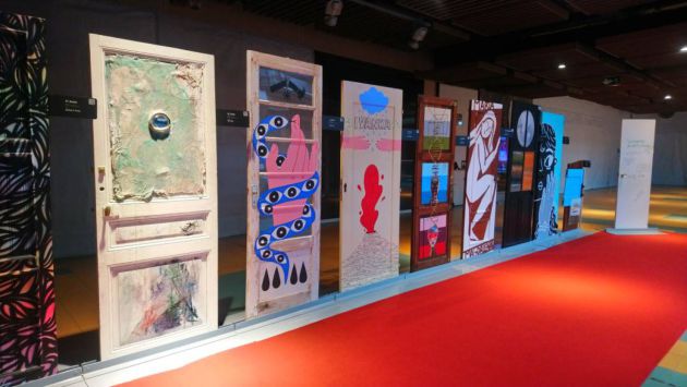Algunas de las piezas de la exposición 'Puertas' Algunas de las piezas de la exposición 'Puertas'