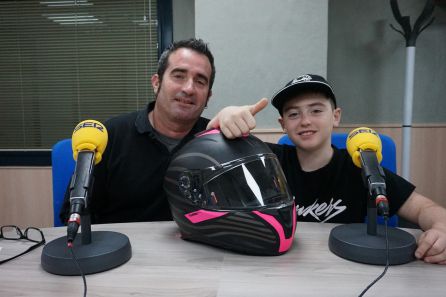 Joel Valero (I) con su padre, David Valero Joel Valero (I) con su padre, David Valero