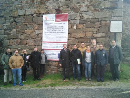 Comienza la restauración de la casa colgante del castillo de Cornatel Comienza la restauración de la casa colgante del castillo de Cornatel