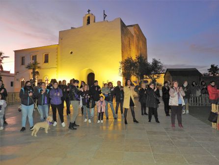Un momento durante la concentración en Formentera Un momento durante la concentración en Formentera