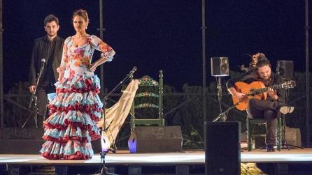 Actuación de Gema Jiménez en el 44 Festival de Arte Flamenco de Jódar, en 2015 Actuación de Gema Jiménez en el 44 Festival de Arte Flamenco de Jódar, en 2015