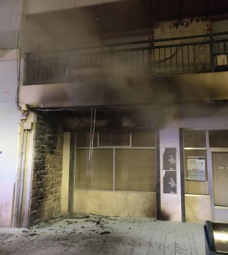 Incendio en el cableado eléctrico en Gandia Incendio en el cableado eléctrico en Gandia